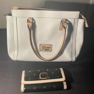 Guess purse and wallet